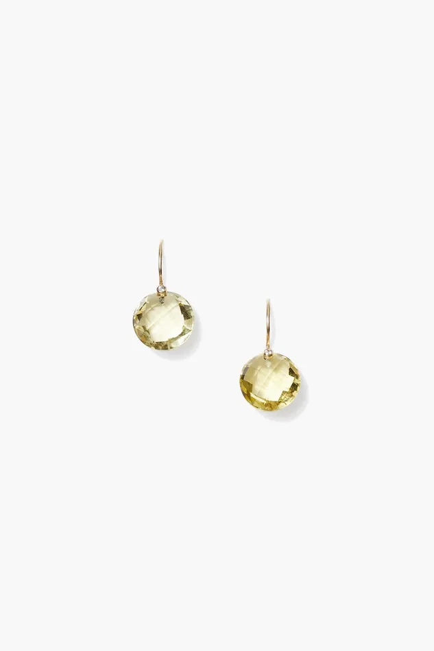 14k Pomelo Earrings Lemon Quartz Women Chan Luu Earrings