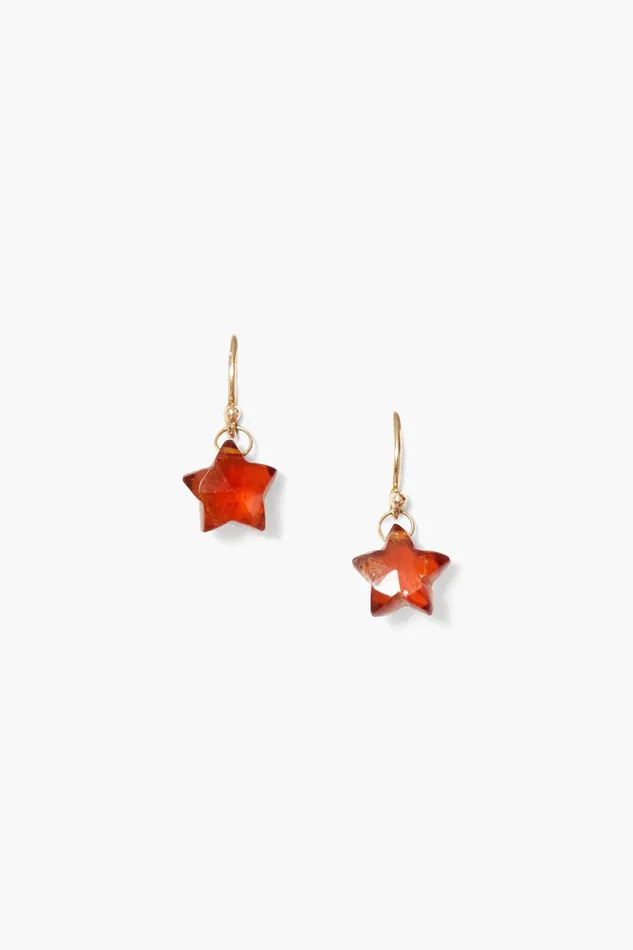 14k Stella Earrings Hessonite Women Chan Luu 14k Fine