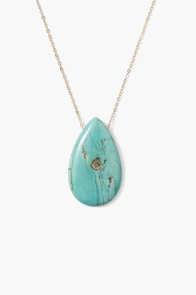 14k Temple Necklace Turquoise Women Chan Luu 14k Fine