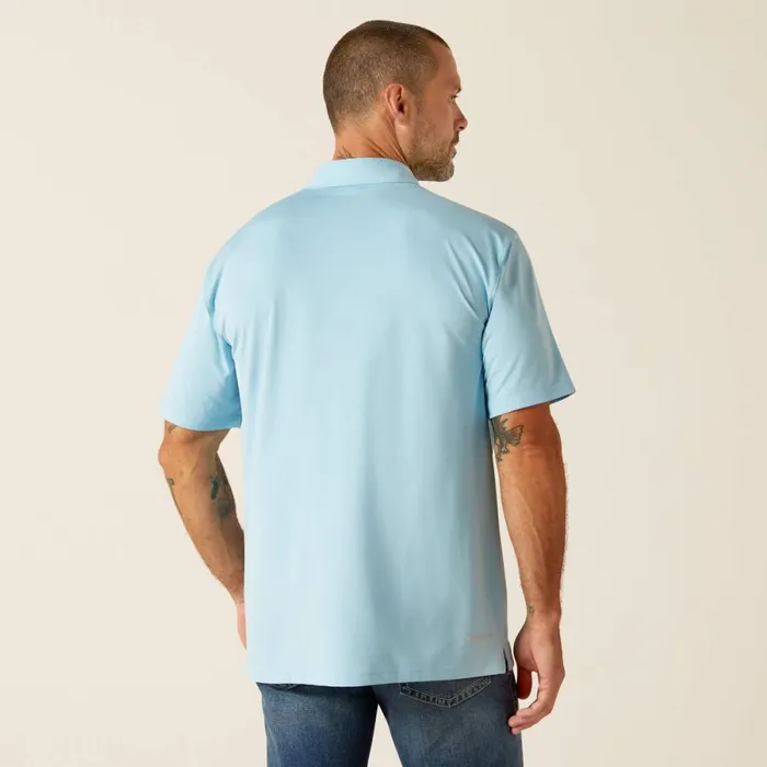 360 AirFlow Polo Sheltering Sky Men Ariat TShirts and Polos 360 AirFlow Polo Sheltering Sky Men Ariat TShirts and Polos