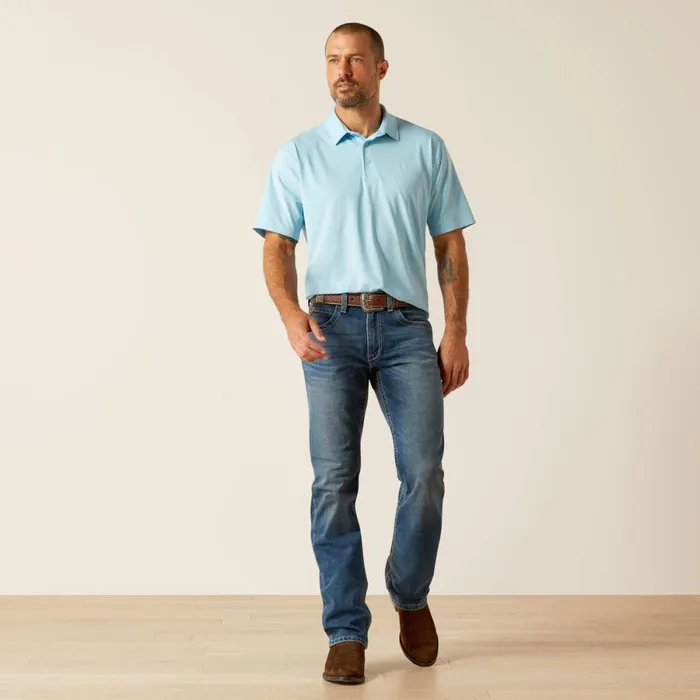 360 AirFlow Polo Sheltering Sky Men Ariat TShirts and Polos 360 AirFlow Polo Sheltering Sky Men Ariat TShirts and Polos