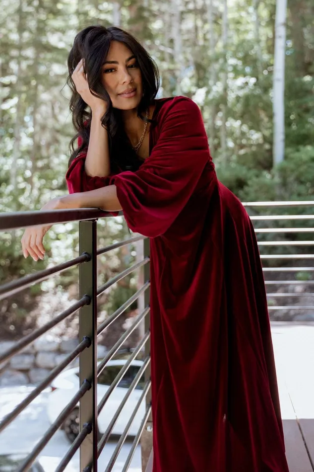 Adelita Velvet Maxi Dress Merlot Women Baltic Born Wedding Guest Adelita Velvet Maxi Dress Merlot Women Baltic Born Wedding Guest