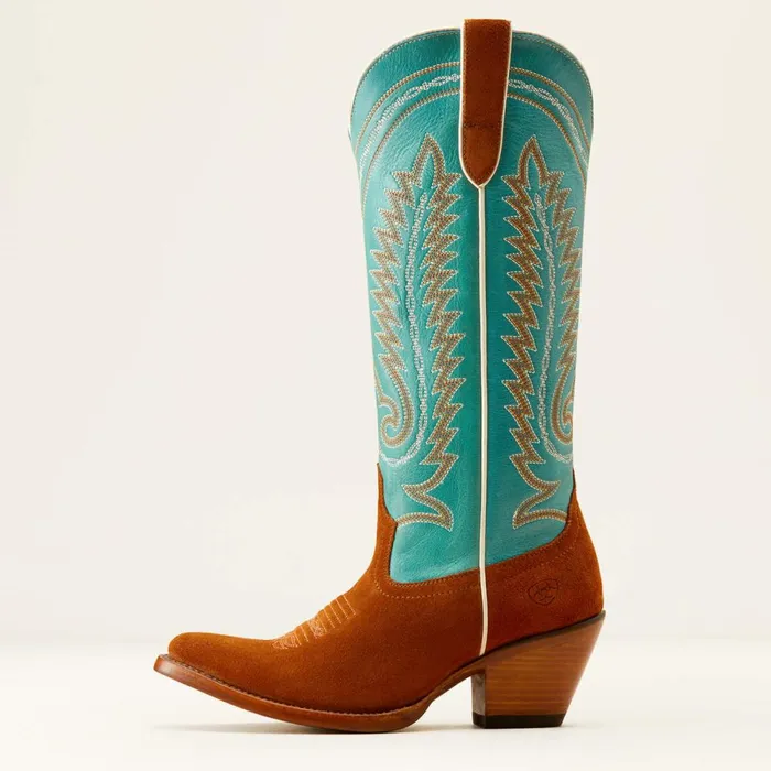 Ambrose Western Boot Penny Suedepale Turquoise Women Ariat Dress and Fashion Boots Ambrose Western Boot Penny Suedepale Turquoise Women Ariat Dress and Fashion Boots
