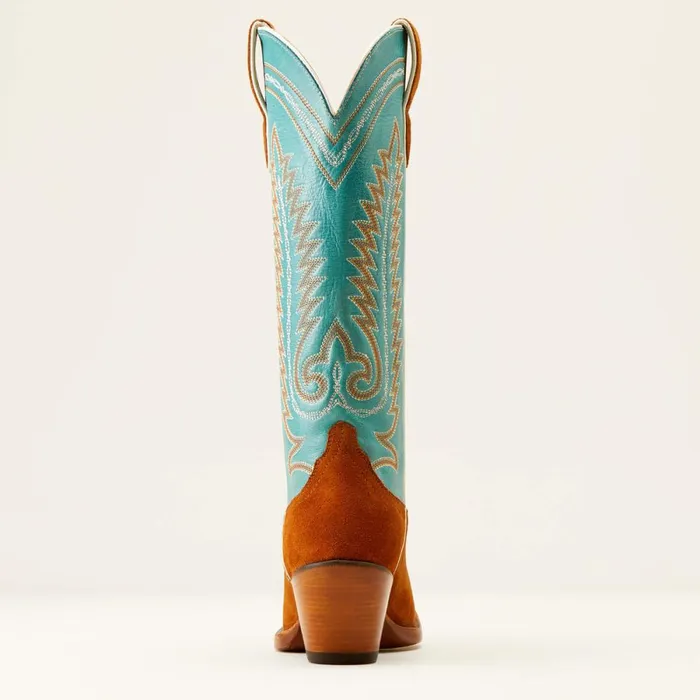 Ambrose Western Boot Penny Suedepale Turquoise Women Ariat Dress and Fashion Boots Ambrose Western Boot Penny Suedepale Turquoise Women Ariat Dress and Fashion Boots