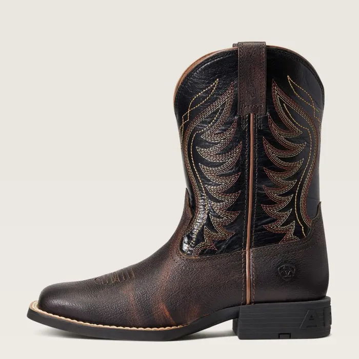 Amos Western Boot Hand Stained Red 8211 Brown Kids Ariat Big Kids039 Footwear Amos Western Boot Hand Stained Red 8211 Brown Kids Ariat Big Kids039 Footwear