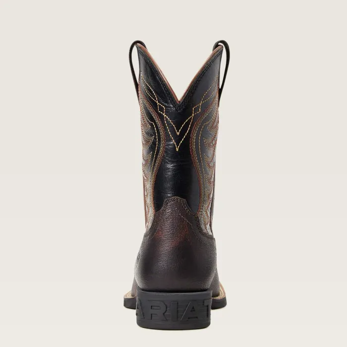 Amos Western Boot Hand Stained Red 8211 Brown Kids Ariat Big Kids039 Footwear Amos Western Boot Hand Stained Red 8211 Brown Kids Ariat Big Kids039 Footwear