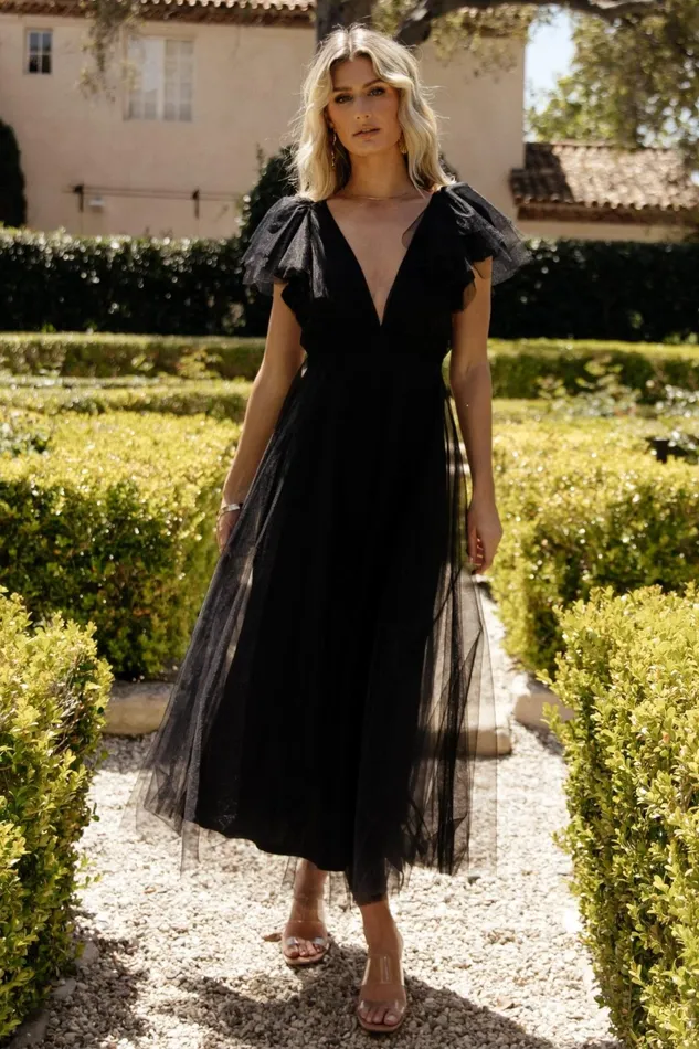 Annabella Tulle Dress Black Women Baltic Born Wedding Guest