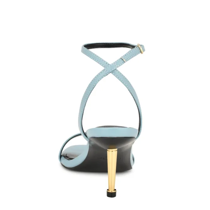 Anny Ankle Strap Heeled Sandals Blue Women Nine West Heeled Anny Ankle Strap Heeled Sandals Blue Women Nine West Heeled