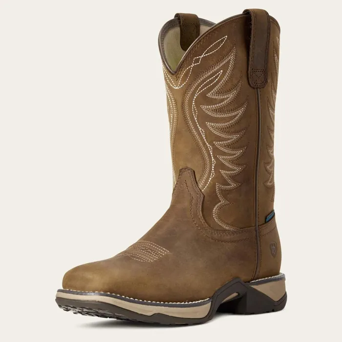Anthem Waterproof Western Boot Distressed Brown Women Ariat Waterproof Boots