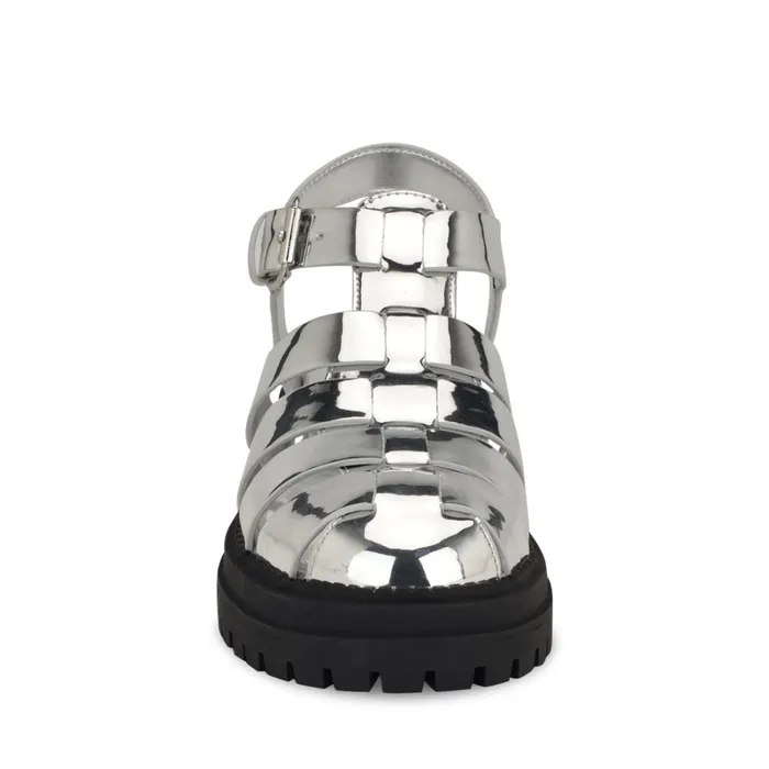 Anybel Fisherman Sandals Silver Women Nine West Sandals Anybel Fisherman Sandals Silver Women Nine West Sandals