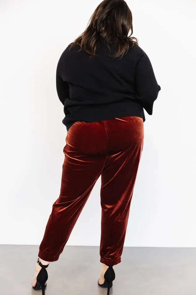 Archie Velvet Jogger Pants Cinnamon Women Baltic Born Pants Archie Velvet Jogger Pants Cinnamon Women Baltic Born Pants