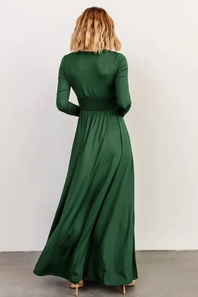 Arianna Maxi Dress Hunter Green Women Baltic Born Mother Of The Bride