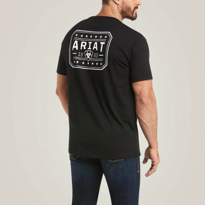 Ariat 93 Liberty TShirt Navy Men Ariat TShirts and Polos