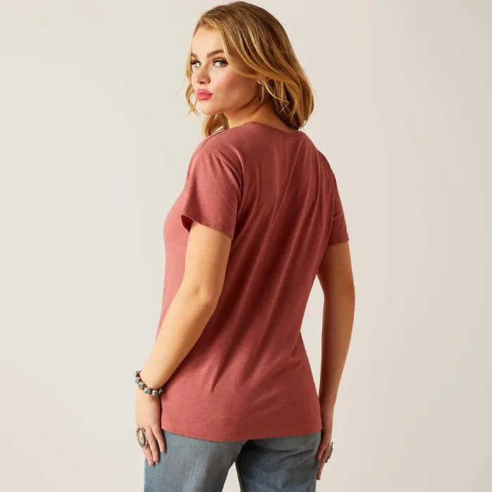 Ariat Herd That TShirt Red Clay Heather Women Ariat TShirts and Tops Ariat Herd That TShirt Red Clay Heather Women Ariat TShirts and Tops