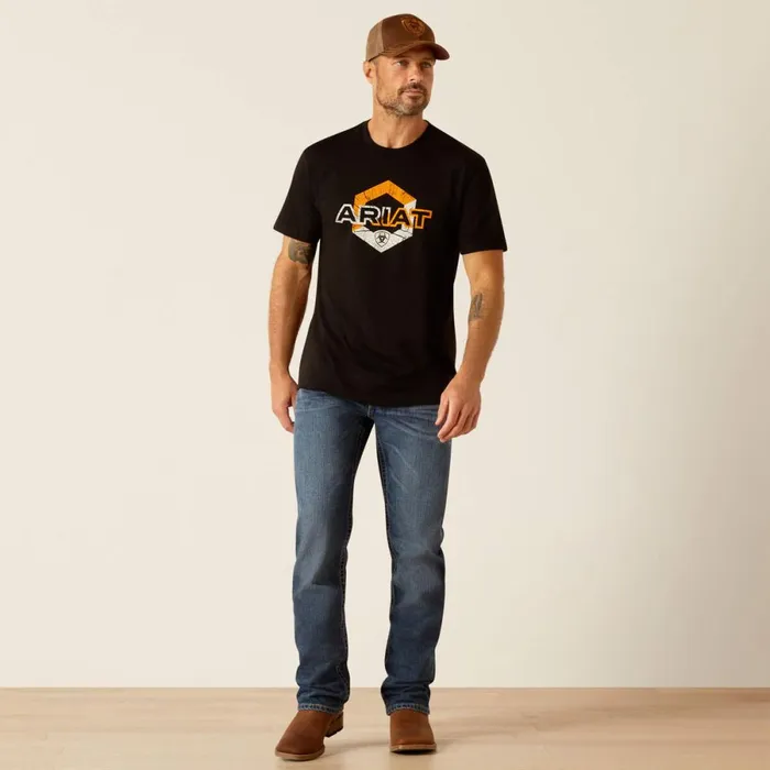 Ariat Hexstatic TShirt Black Men Ariat TShirts and Polos Ariat Hexstatic TShirt Black Men Ariat TShirts and Polos