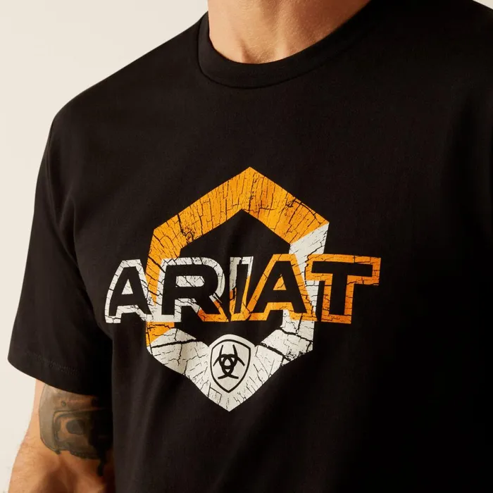 Ariat Hexstatic TShirt Black Men Ariat TShirts and Polos Ariat Hexstatic TShirt Black Men Ariat TShirts and Polos