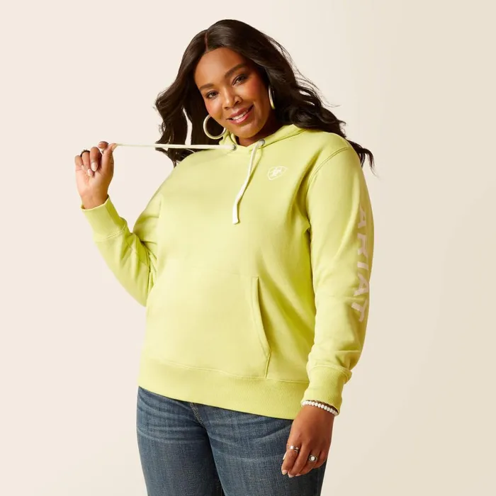 Ariat Logo Hoodie Celery Green Women Ariat Sweatshirts and Hoodies Ariat Logo Hoodie Celery Green Women Ariat Sweatshirts and Hoodies