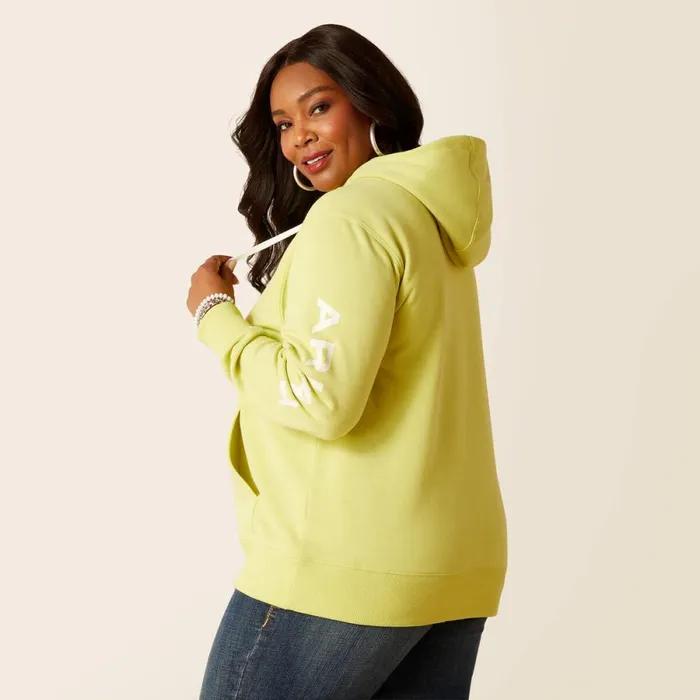 Ariat Logo Hoodie Celery Green Women Ariat Sweatshirts and Hoodies Ariat Logo Hoodie Celery Green Women Ariat Sweatshirts and Hoodies