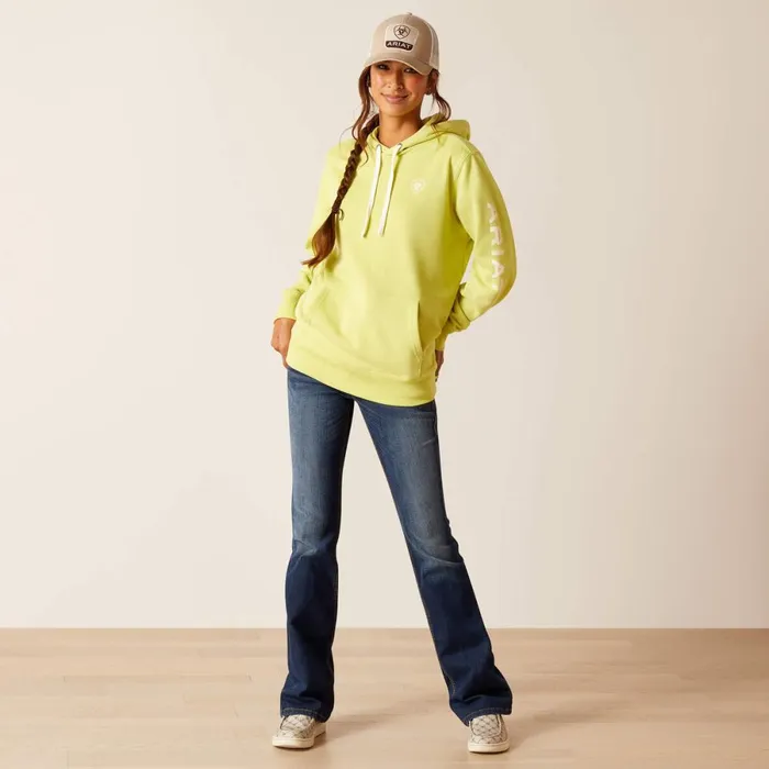 Ariat Logo Hoodie Celery Green Women Ariat Sweatshirts and Hoodies Ariat Logo Hoodie Celery Green Women Ariat Sweatshirts and Hoodies