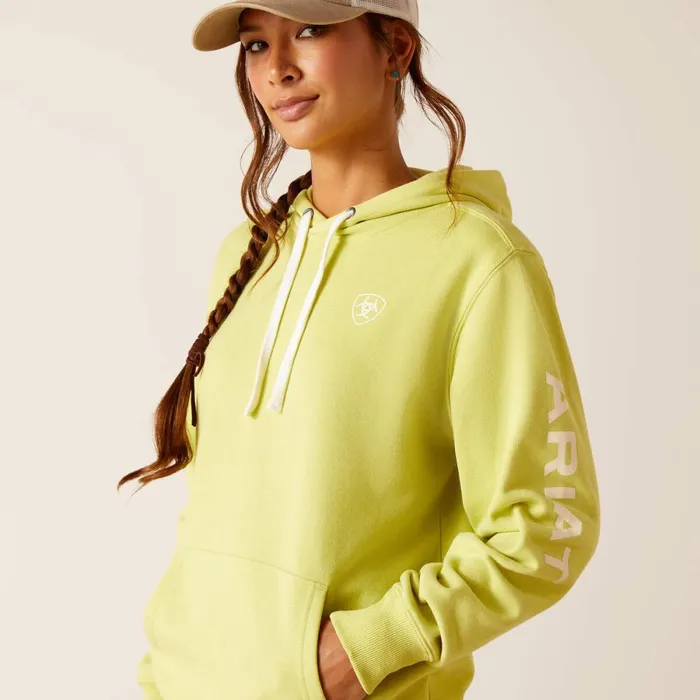 Ariat Logo Hoodie Celery Green Women Ariat Sweatshirts and Hoodies Ariat Logo Hoodie Celery Green Women Ariat Sweatshirts and Hoodies