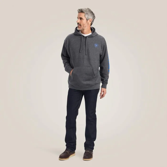 Ariat Logo Hoodie Charcoal Heather Men Ariat Sweatshirts and Hoodies Ariat Logo Hoodie Charcoal Heather Men Ariat Sweatshirts and Hoodies