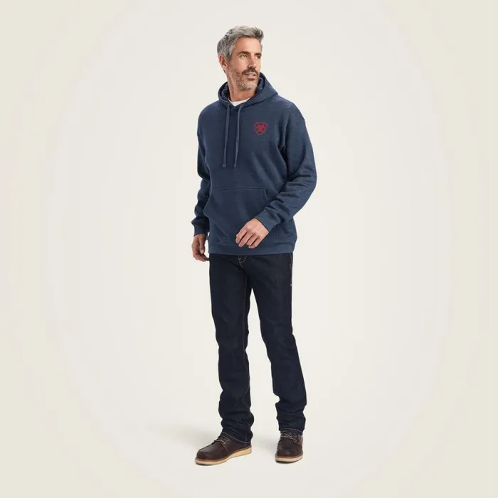 Ariat US Of A Sweatshirt Navy Heather Men Ariat Sweatshirts and Hoodies Ariat US Of A Sweatshirt Navy Heather Men Ariat Sweatshirts and Hoodies