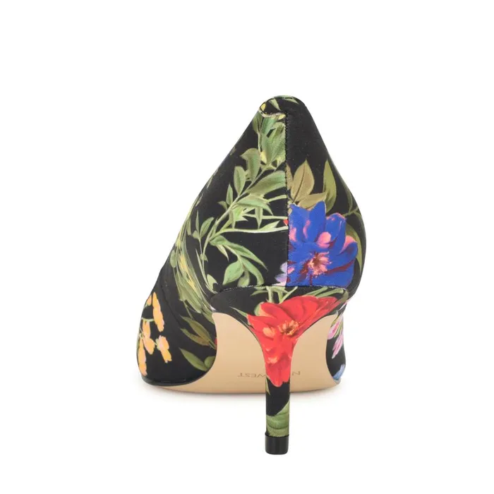 Arlene Pointy Toe Pumps Black Floral Women Nine West Pumps Arlene Pointy Toe Pumps Black Floral Women Nine West Pumps