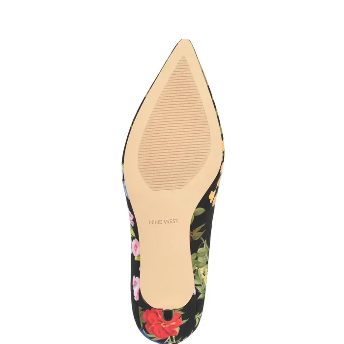 Arlene Pointy Toe Pumps Black Floral Women Nine West Pumps Arlene Pointy Toe Pumps Black Floral Women Nine West Pumps