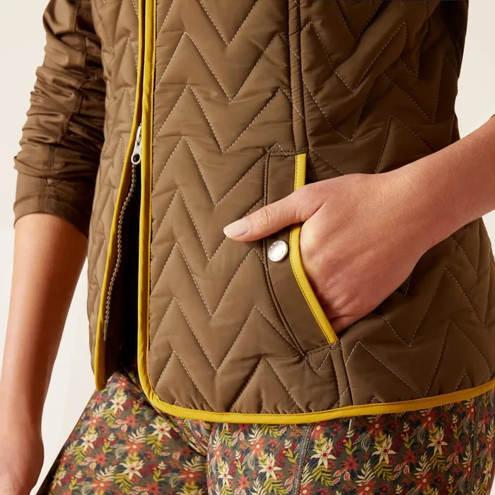 Ashley Insulated Vest Canteen Women Ariat Jackets and Vests