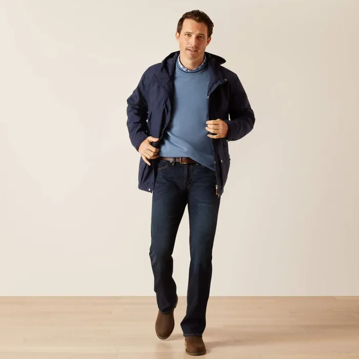 Atherton Waterproof Jacket Navy Men Ariat Jackets and Vests Atherton Waterproof Jacket Navy Men Ariat Jackets and Vests