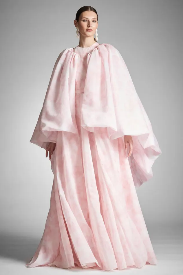 Aura Coat 8211 Pale Pink Floral Women Sachin and Babi Jackets
