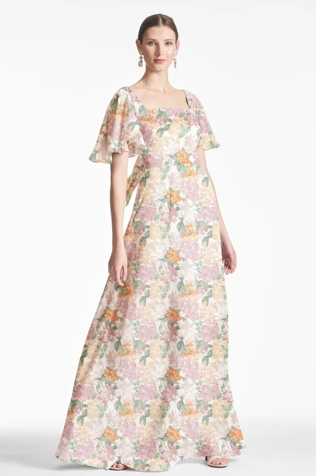 Aurora Gown 8211 Antique Bouquet Women Sachin and Babi Formal