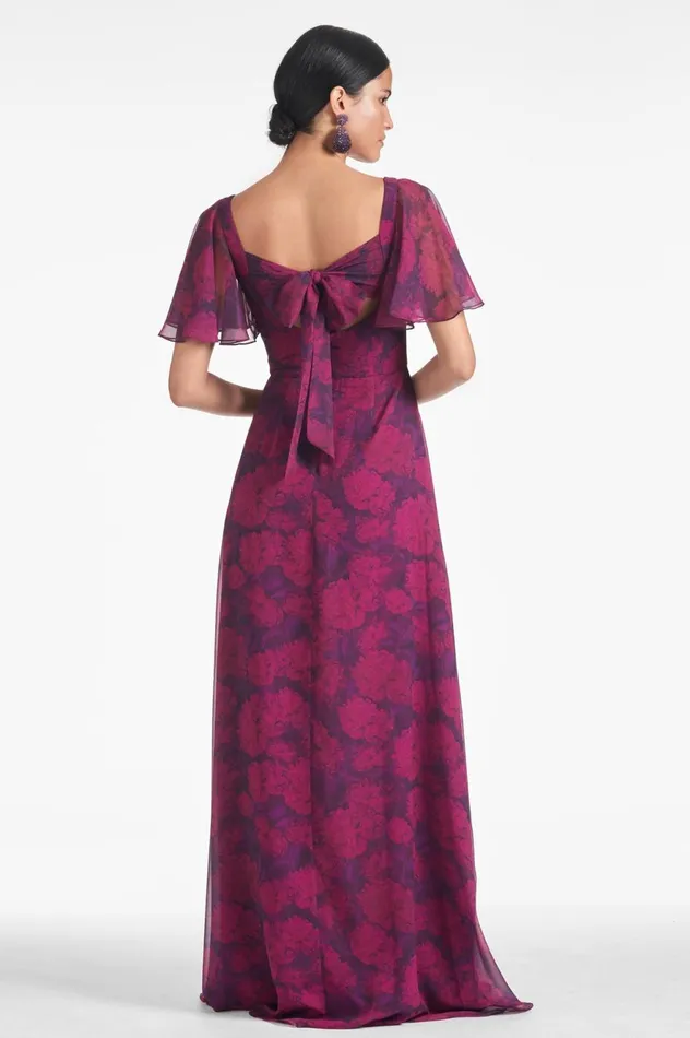 Aurora Gown 8211 Magenta Bloom Women Sachin and Babi Boho