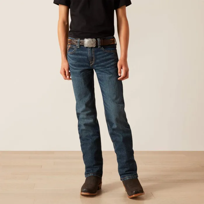 B5 Slim Stretch Dustin Straight Chief Kids Ariat Jeans