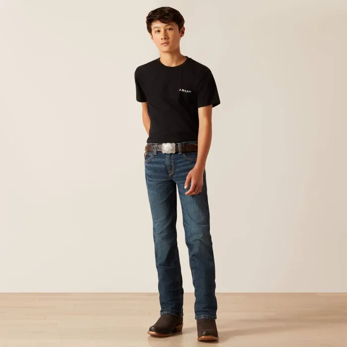 B5 Slim Stretch Dustin Straight Chief Kids Ariat Jeans B5 Slim Stretch Dustin Straight Chief Kids Ariat Jeans