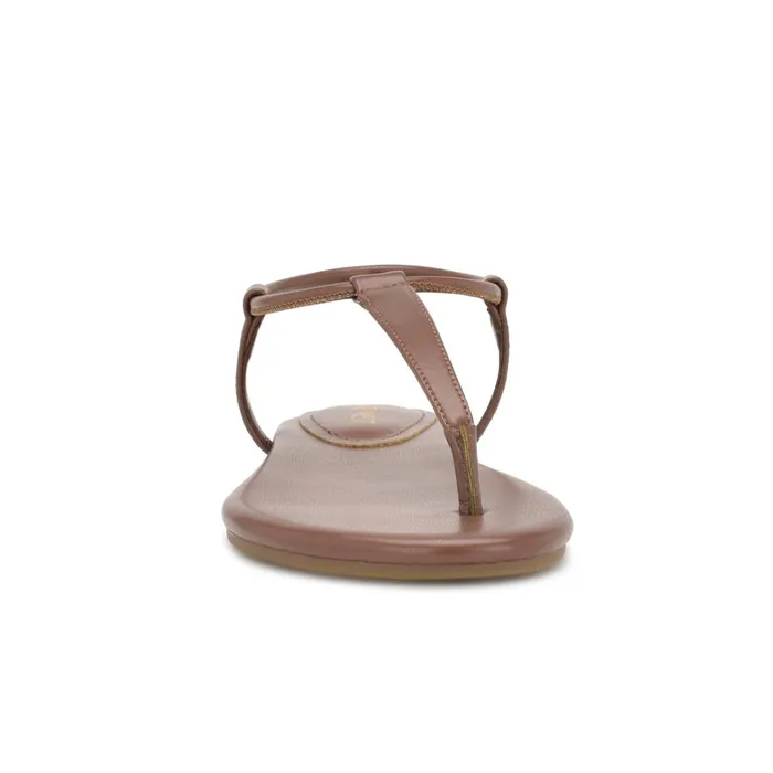 Bassie Flat Sandals Dark Tan Women Nine West Sandals Bassie Flat Sandals Dark Tan Women Nine West Sandals