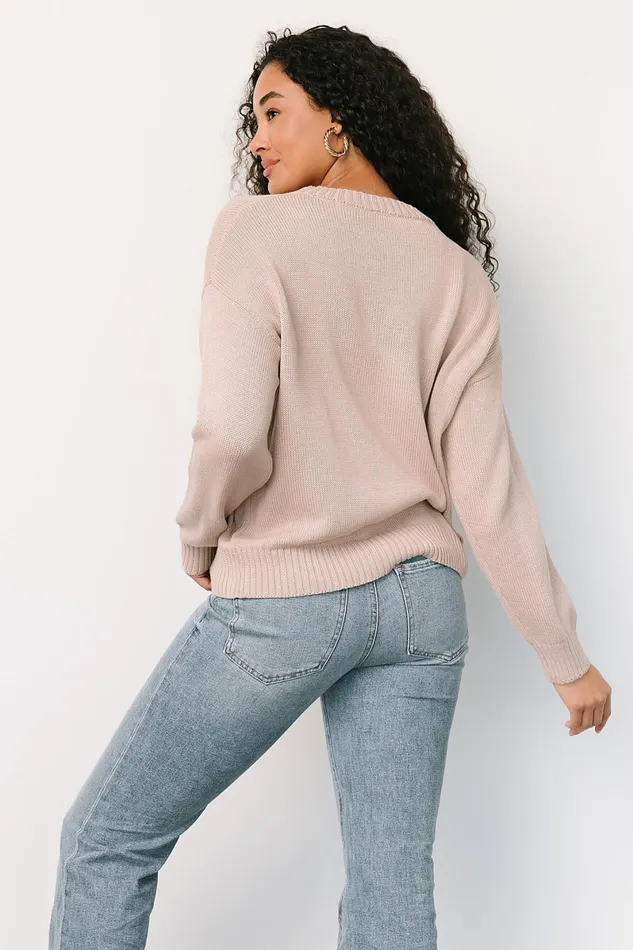 Beach Bum Knit Sweater Top Sand Women Baltic Born Sweaters Beach Bum Knit Sweater Top Sand Women Baltic Born Sweaters