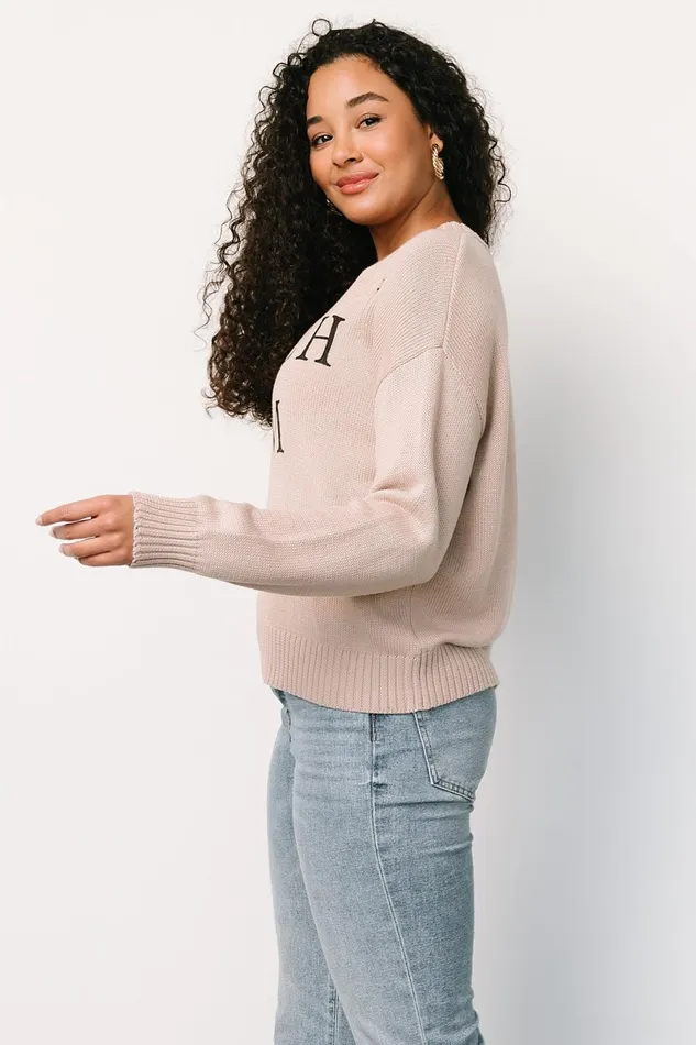 Beach Bum Knit Sweater Top Sand Women Baltic Born Sweaters Beach Bum Knit Sweater Top Sand Women Baltic Born Sweaters