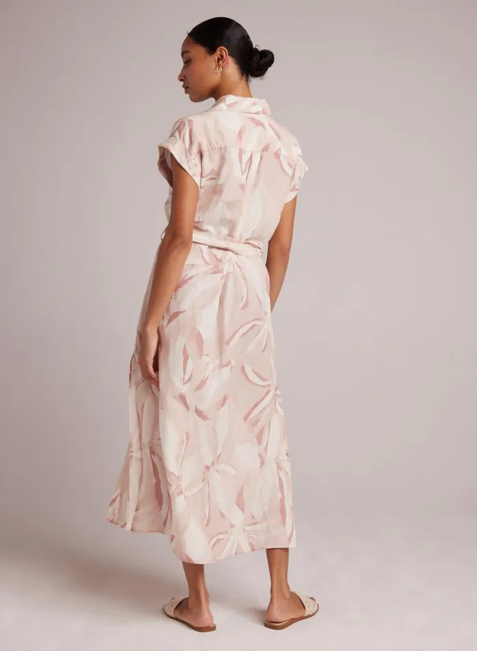 Bella Dahl Button Front Belted Shirt Dress 8211 Fresco Floral Print Women Midi Dresses Bella Dahl Button Front Belted Shirt Dress 8211 Fresco Floral Print Women Midi Dresses