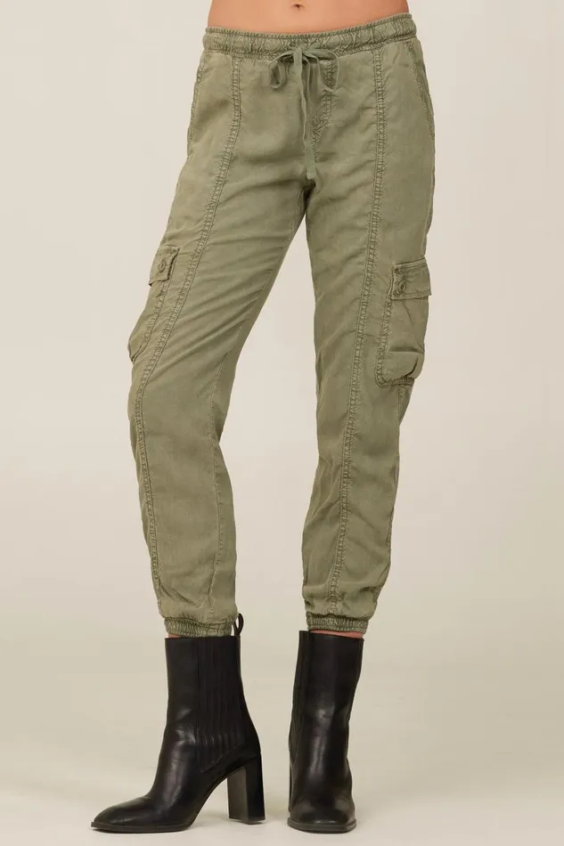 Bella Dahl Cargo Track Pants 8211 Soft Army Women Pants Bella Dahl Cargo Track Pants 8211 Soft Army Women Pants