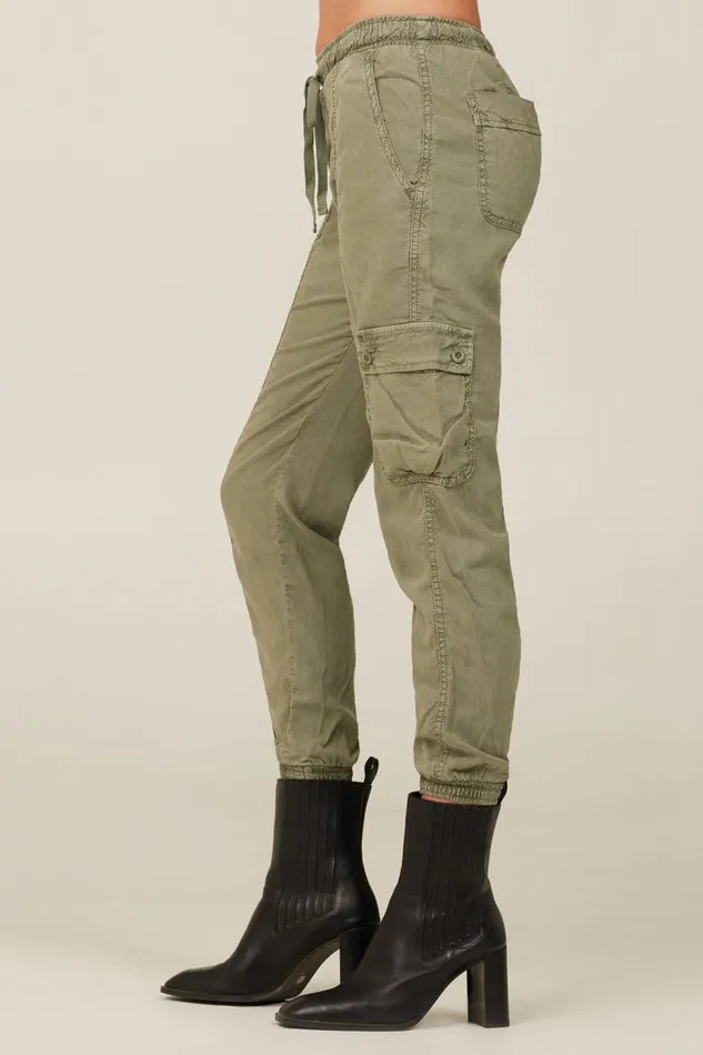 Bella Dahl Cargo Track Pants 8211 Soft Army Women Pants Bella Dahl Cargo Track Pants 8211 Soft Army Women Pants