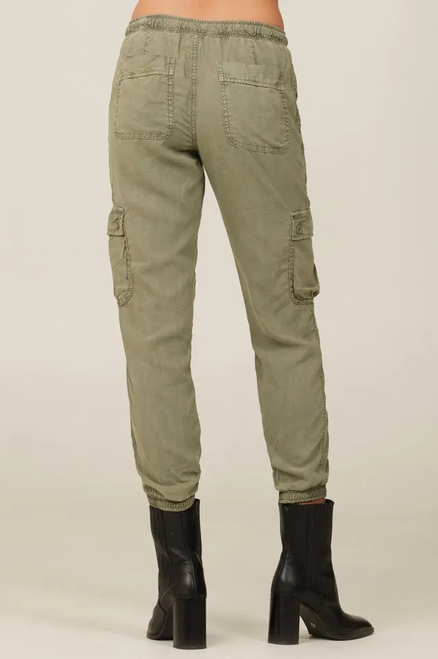 Bella Dahl Cargo Track Pants 8211 Soft Army Women Pants Bella Dahl Cargo Track Pants 8211 Soft Army Women Pants