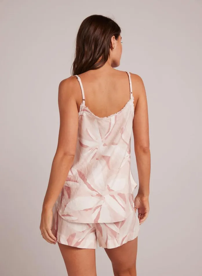 Bella Dahl Frayed Cami 8211 Fresco Floral Print Women Sleeveless Bella Dahl Frayed Cami 8211 Fresco Floral Print Women Sleeveless