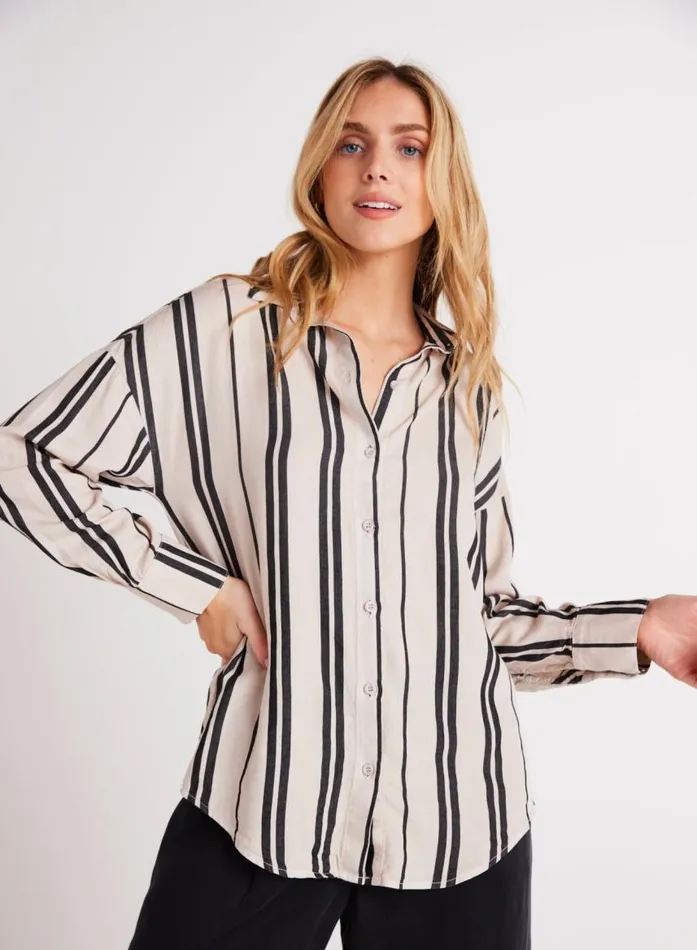 Bella Dahl Oversized Button Down 8211 Soft Ecru Women Long Sleeve Bella Dahl Oversized Button Down 8211 Soft Ecru Women Long Sleeve