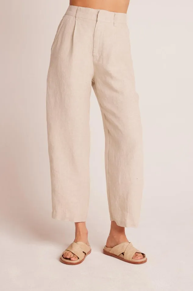 Bella Dahl Relaxed Pleat Front Trouser 8211 Linen Sand Women Pants Bella Dahl Relaxed Pleat Front Trouser 8211 Linen Sand Women Pants