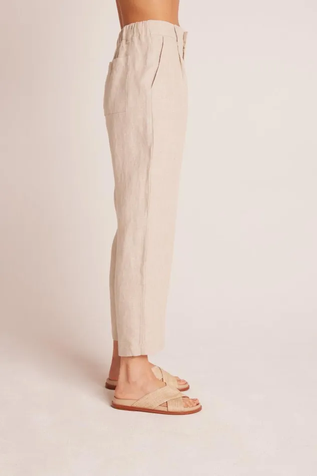 Bella Dahl Relaxed Pleat Front Trouser 8211 Linen Sand Women Pants Bella Dahl Relaxed Pleat Front Trouser 8211 Linen Sand Women Pants