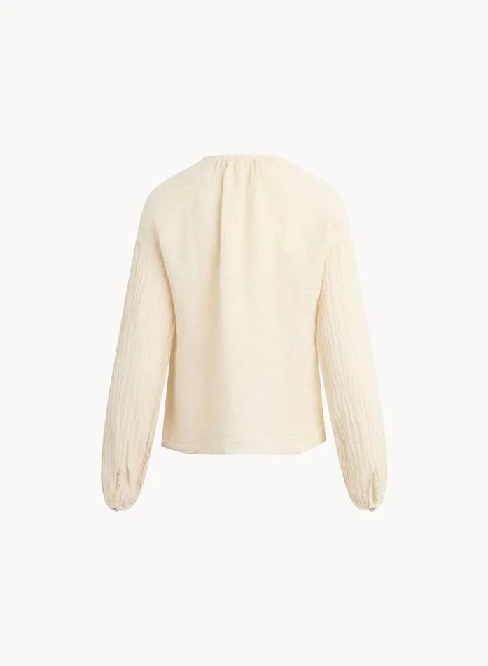 Bella Dahl Shirred Neck Blouse 8211 Samba Tan Women Long Sleeve Bella Dahl Shirred Neck Blouse 8211 Samba Tan Women Long Sleeve