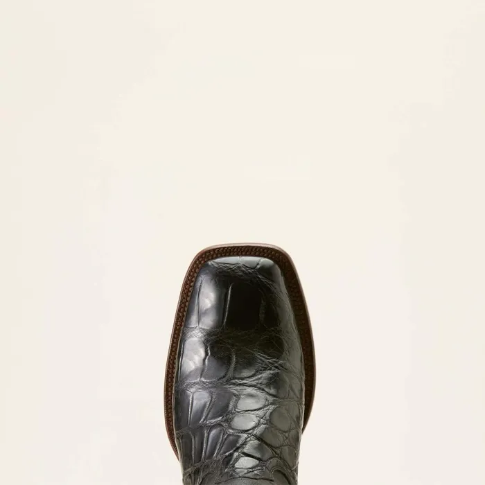 Bench Made Bassett Western Boot Black American Alligator Men Ariat Western Boots Bench Made Bassett Western Boot Black American Alligator Men Ariat Western Boots