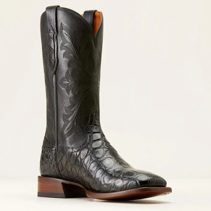 Bench Made Bassett Western Boot Black American Alligator Men Ariat Western Boots Bench Made Bassett Western Boot Black American Alligator Men Ariat Western Boots