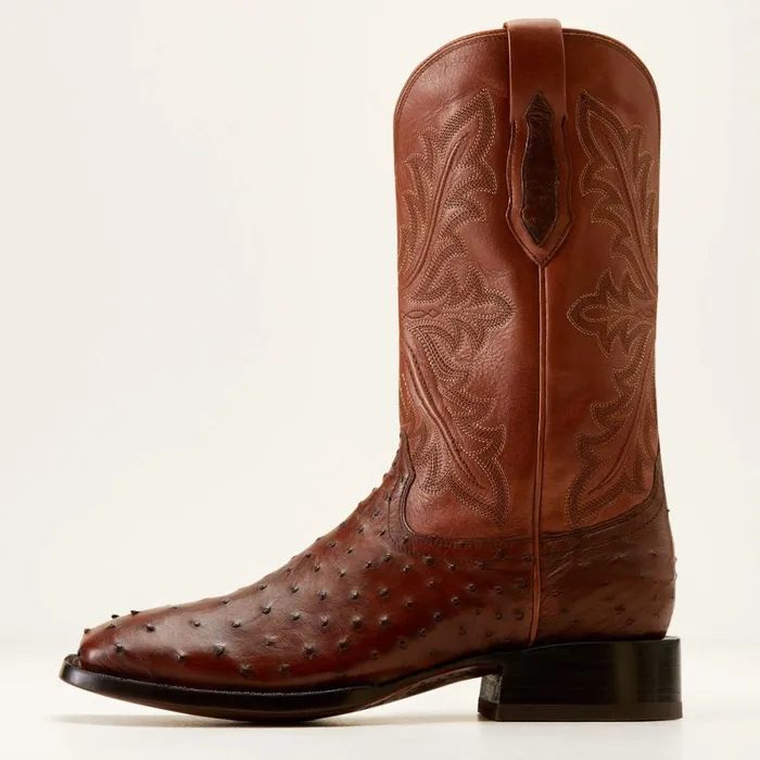 Bench Made Bassett Western Boot Bourbon Full Quill Ostrich Men Ariat Western Boots Bench Made Bassett Western Boot Bourbon Full Quill Ostrich Men Ariat Western Boots